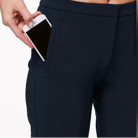 LULULEMON ON THE MOVE PANTS BLACK SIZE 6 - Picture 6 of 9